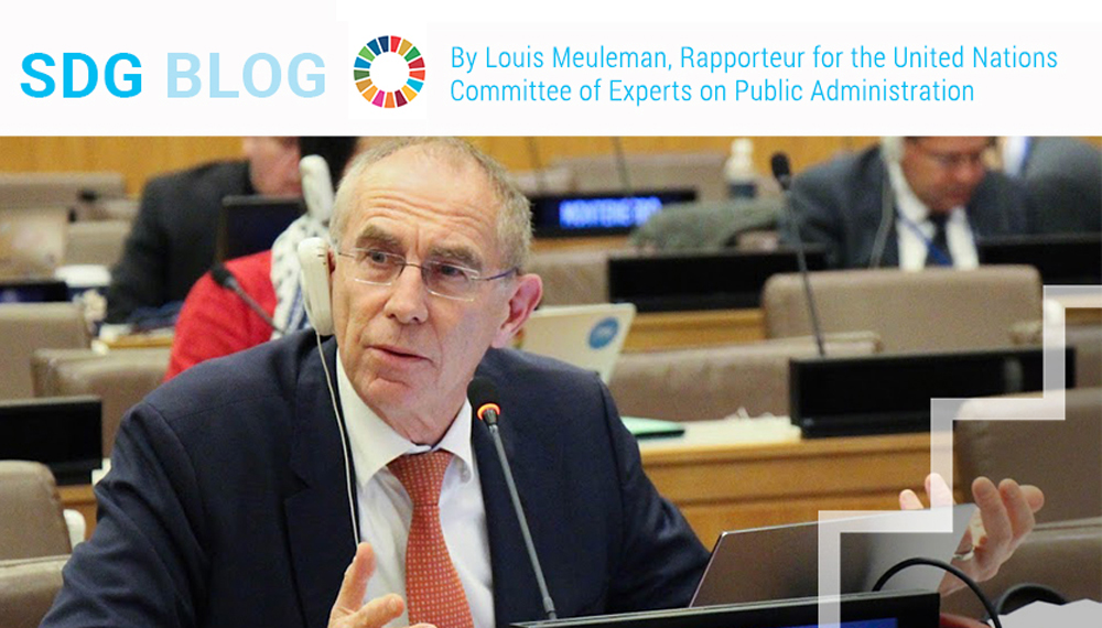 Rapporteur for the United Nations Committee of Experts on Public Administration Mr. Louis Meuleman